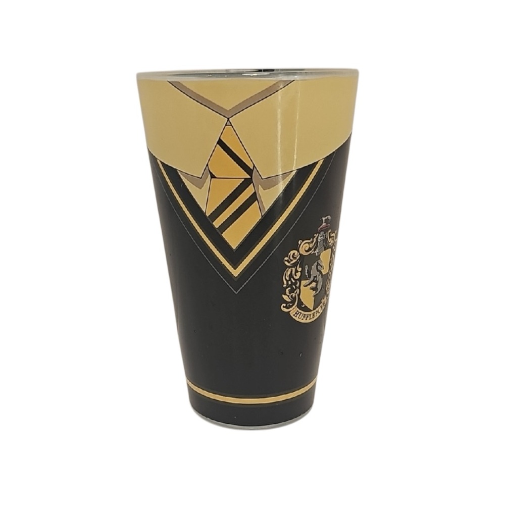 💚 Harry Potter Hogwarts “Hufflepuff” Glass Tumbler